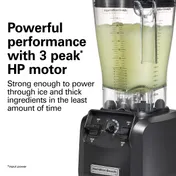 Hamilton Beach HBH550R-CE Fury Blender, Variable Speed, 64 Oz 5 image