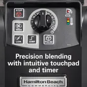 Hamilton Beach HBH650R Tempest Blender, Variable Speed, 64 Oz 6 image