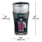 Hamilton Beach HBS1400R Revolution Ice Shaver, Insulated Double Wall Hopper 2 image