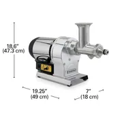 Hamilton Beach HWG800 Wheat Grass Electric Juicer, 12" H, High-Torque Motor 2 image
