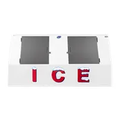 Leer Inc. 3420301 Ice Merchandiser - 61 cu ft, 94"W x 38"D x 49"H, 2 Steel Doors, 16-24°F 2 image