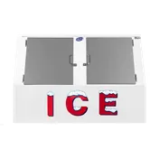 Leer Inc. 3464301 Outdoor Ice Merchandiser, 46 cu ft, 73"W, Doors, 1/3 HP 115V, UL Certified 2 image