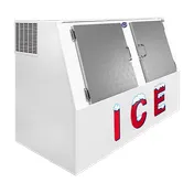 Leer Inc. 3464301 Outdoor Ice Merchandiser, 46 cu ft, 73"W, Doors, 1/3 HP 115V, UL Certified 1 image