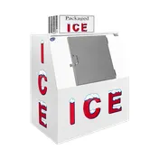 Leer 3514301 Outdoor Ice Merchandiser, 40 cu ft, 27"x27" Steel Door, 16-24°F, R290, 1/3 HP 115V 1 image