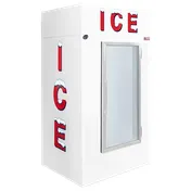 Leer Inc. 3524401 Ice Merchandiser - 40 cu ft, 28"W x 47"H Glass Door, R290, 1/3 HP 115V 1 image