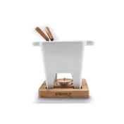 Boska 307200 Ultimate Charcuterie Set Monaco+, 9 Cheese Knives with 15" Walnut Serving Board, Finish 1 image