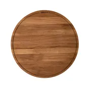 Boska 320534 Pizza Board Friends XXL, Round 17.91" x 0.91" European Oak Wood, No Handle 1 image