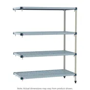 Metro MQ-1854G-63-A4 All Plastic Shelving Unit 1 image