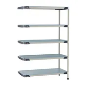 Metro MX-1848GF-74-A5 All Plastic Shelving Unit 1 image