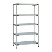 Metro MX-2436F-86-S5 All Plastic Shelving Unit 1 image