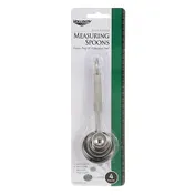 AllPoints 85602 Measuring Spoon Set - Stainless Steel Kitchen Utensils, Multiple Sizes, 6-Piece 1 image