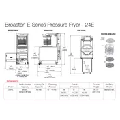Broaster E-SERIES 24 PRESSURE ELECTRIC FRYER Automatic Controlled Pressure & Oil Filtration, 26 lbs Fresh Chicken Capacity 9 image