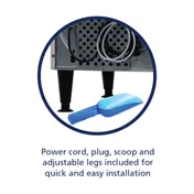 Scotsman UC2024MAX-1 Ice Maker 24" 115V, 227 lb/24 hr, 80 lb Bin, ENERGY STAR, R290, Scoop 12 image
