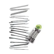 Louis Tellier ID2500 - 18-Piece Coupe Carving Tool Set, Stainless Steel Food Garnish Tools - 18/Set 1 image