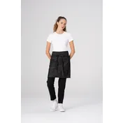 Chef Works AHWXX012-BLK-0 Waist Apron, 19"L x 31"W, Black Poly/Cotton, Hip Pockets, Tablet Pocket 1 image