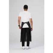 Chef Works ALWXX022-BLK-0 Corvallis Bistro Waist Apron, 19"L x 31"W, Unisex, Black, Poly/Cotton 2 image