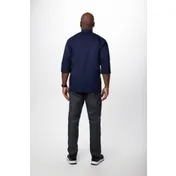 Chef Works JLCL-NAV-4XL Morocco Chef Coat, Men's, 4XLarge, Navy, 65% Polyester 35% Cotton 2 image