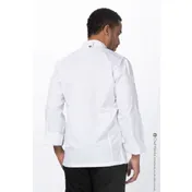 Chef Works REBCLZ-WHT-2XL Hartford Chef Coat, 2XLarge, White, Poly/Cotton 2 image