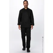 Chef Works REPBN01-BLK-3XL Chef Pants, 3XLarge, Black, 65/35 Poly/Cotton, Elastic Waistband 1 image