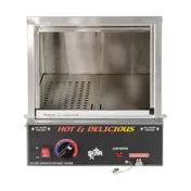 Star 35SSA (Quick-Ship) Hot Dog Steamer with Juice Tray, 170 Hot Dogs & 18 Buns, Glass Doors 3 image