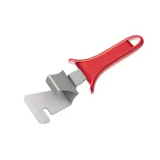 AMPTO 2778 Pan Gripper - 9" Steel Tong with Red Plastic Handle for Pizza Tray - Made in Italy 1 image