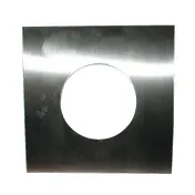 APW Wyott 55704 Adapter Plate - 6-1/2" Hole, Accepts 4 Quart Inset, Stainless Steel Cutout 1 image