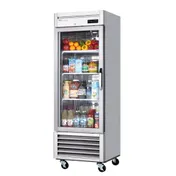 Blue Air BSR23G-L-HC 1-Glass Door Reach-In Refrigerator, 23 cu. ft., Stainless Steel, Bottom Mount 1 image