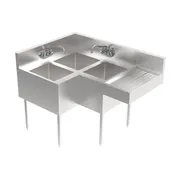 Krowne KR24-3CS-R (3) Three Compartment Sink 1 image