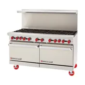 American Range AR-12G-8B-DSB 60" Gas Restaurant Range 1 image