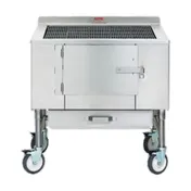 Aztec Grill ST-36 36" Cast Iron Wood Burning Charbroiler, Free Standing / Wood Fired 1 image