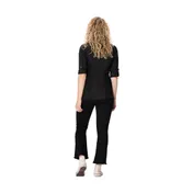 Chef Works BCWMC007-BLK-XL Womens Lansing Chef Coat, XL, Long Sleeve, Black, Poly/Cotton 2 image