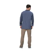 Chef Works CBN01-AFB-2XL Mojave Chef Coat, Men's, Air Force Blue, 2XL, 62% Polyester/38% Cotton 2 image
