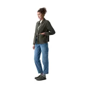 Chef Works CEL01W-OLI-S Olive Coat, Small, Long Sleeve, Cotton, Button Front, Hip Pockets 1 image