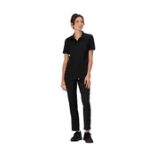 Chef Works SBU01W-BLK-S Women's Black Snap Work Shirt Size S, Polyester/Elastane, Short Sleeves 1 image