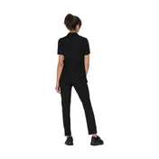 Chef Works SBU01W-BLK-S Women's Black Snap Work Shirt Size S, Polyester/Elastane, Short Sleeves 2 image