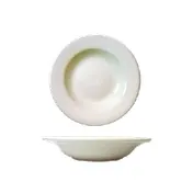 International Tableware DO-105 12oz Pasta Bowl, 10-1/2" Dia., 1-1/2" H, Porcelain, White, 1 Dozen 1 image