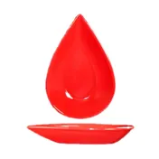 International Tableware FAW-55-CR - 3 oz Ceramic Bowl 5" x 3" x 1" Red Microwave - 1 Dozen 1 image