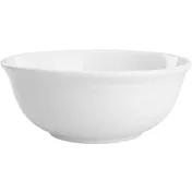 International Tableware MZ-10 15oz Cereal Bowl, 5.5" Dia. Porcelain White, Microwave Safe - 1 Dozen 1 image