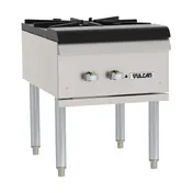 Vulcan VSP100-QS-PLATINUM 18" (1) Cast Iron Two-Ring Burner Gas Stock Pot Range 1 image