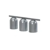 Nemco 6006-3 Heat Lamp, Single Row Suspension Bar, Chain Hung, 3 Bulb 1 image