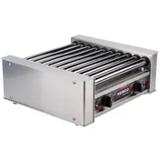 Nemco 8018-220 Roll-A-Grill Hot Dog Grill, Roller-Type, (10) Chrome Rollers 1 image