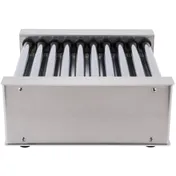 Nemco 8018-220 Roll-A-Grill Hot Dog Grill, Roller-Type, (10) Chrome Rollers 6 image