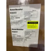 AmeriKooler QC061072**NBSC 6' X 10' Quick Ship Indoor Walk-In Cooler without Floor, Self-Contained - Open box 2 image