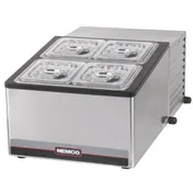Nemco 9010 17" Cold Condiment Station, 4 Pan Capacity 3 image