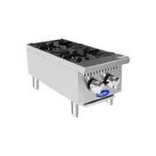 Atosa USA ACHP-2 12" Countertop Gas Hotplate w/ (2) Burners, Manual Controls, 64.000 BTU 2 image