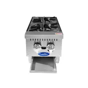 Atosa USA ACHP-2 12" Countertop Gas Hotplate w/ (2) Burners, Manual Controls, 64.000 BTU 5 image