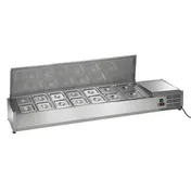 Arctic Air ACP63 63" Refrigerated Countertop Condiment Prep Station, 14 Pan Capacity 1 image