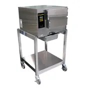 AccuTemp E32081D060 SGL 3 Pan Eelctric Boilerless Convection Steamer w/ Stand, Connectionless 1 image