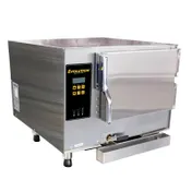 AccuTemp E34403E120 3 Pan Electric Countertop Convection Steamer, Boilerless, Plumbed, 440V 1 image