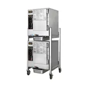 AccuTemp E62083D100 DBL 12 Pan Boilerless Convection Steamer, Double Stacked, Connectionless 1 image